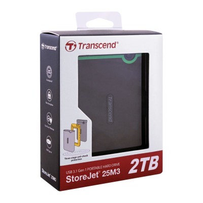Transcend 2TB Hard Drive USB 3.1