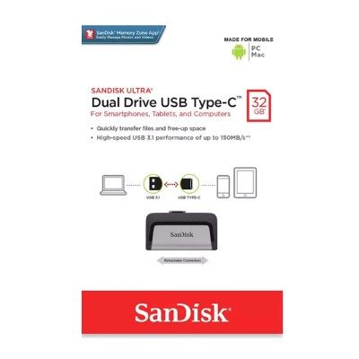 Sundisk Dual Drive USB Type - C - 32GB