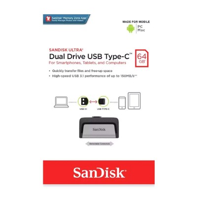 SanDisk 64GB Type-c Flash Drive