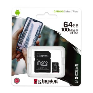 Kingston 64GB Micro SD - 100MBs